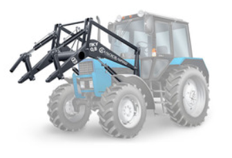 Погрузчик фронтальный ПКУ-0,8 (КУН-10)