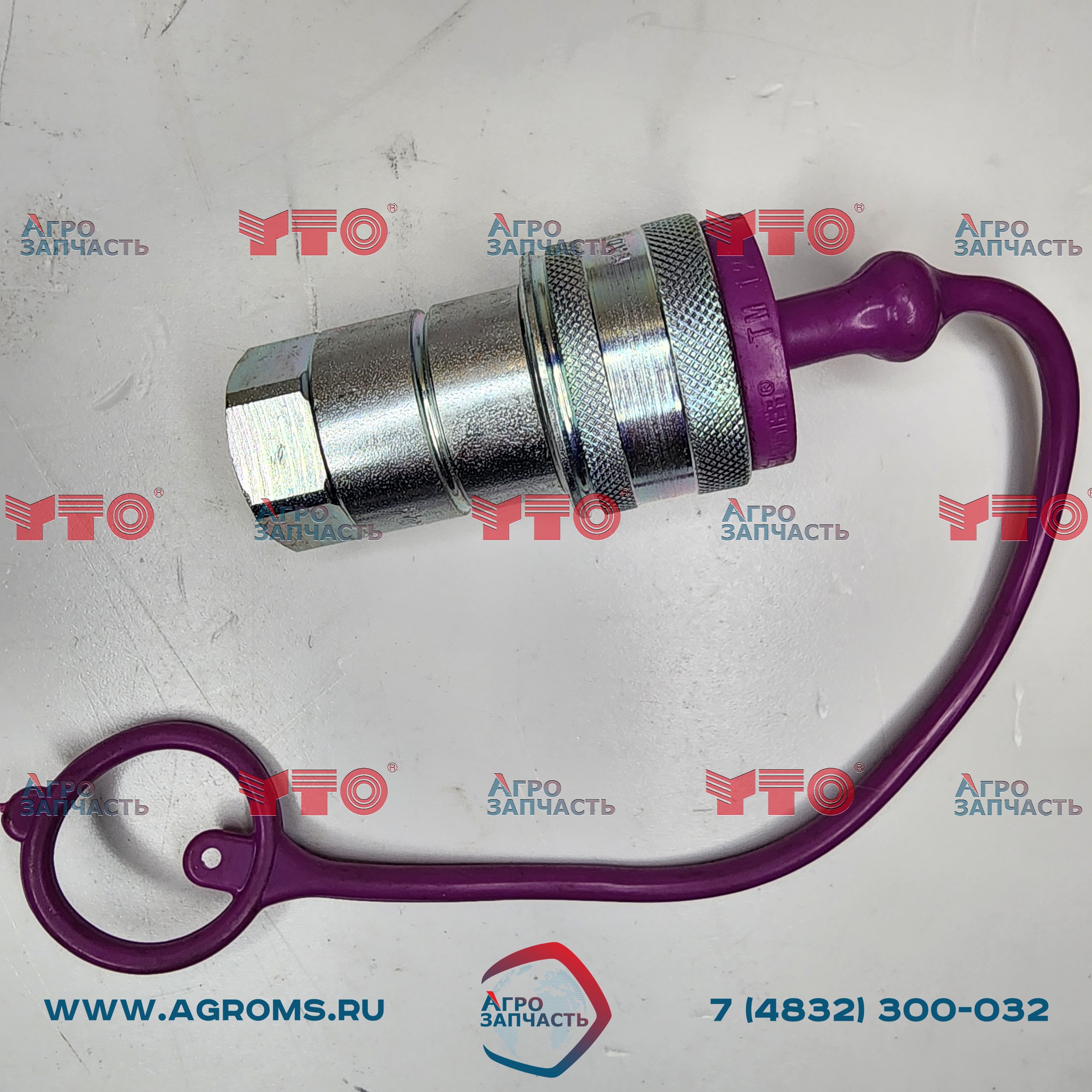 Розетка-быстросъем 240100175793 (с фиол. пылезащ. крышкой) NV 12 GAS F V+12TM12LR4008