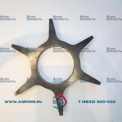 Звездочка РСМ-10.10.30.012А-02 (z=6, d=70мм) контроля числа оборотов  (Ростсельмаш)