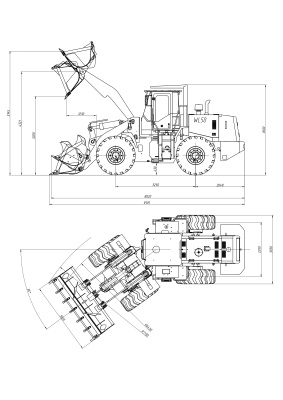 Фронтальный погрузчик WL50